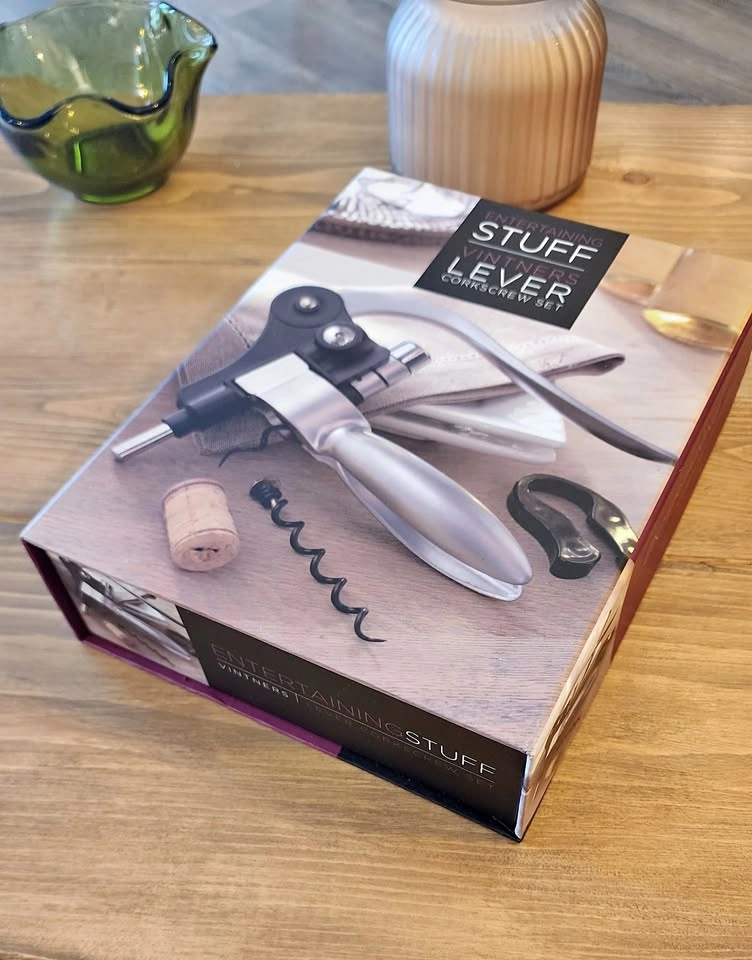 Vinters Lever Wine Bottle Opener Corkscrew Set