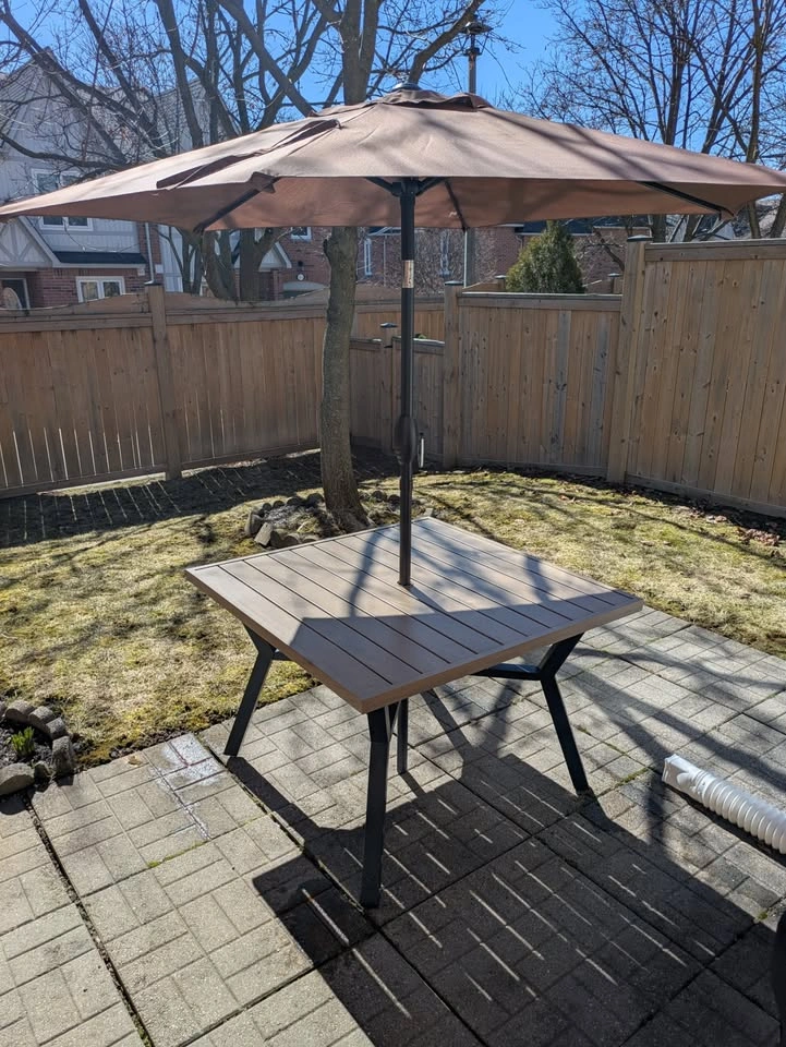 Patio Table with Umbrella - photo 2