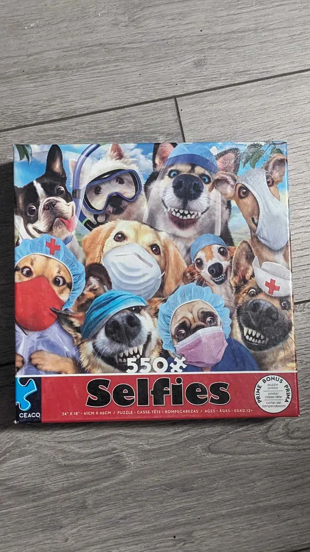 550 Piece Dog Puzzle thumbnail