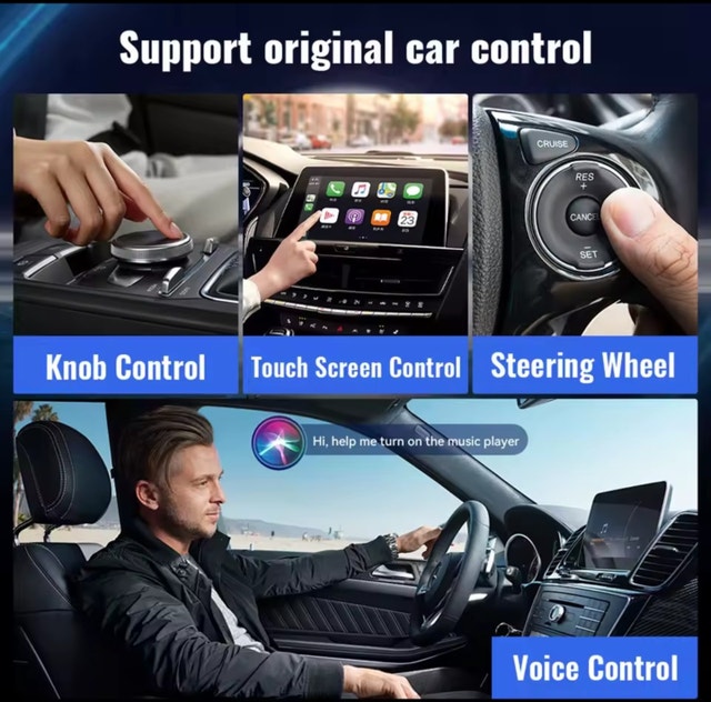 Wireless CarPlay/Android Auto Adapter, Support Netflix/YouTube/ - photo 4