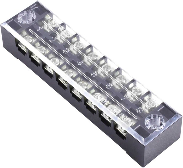 Wire Terminal Block 8 Position 25A 600V - photo 3