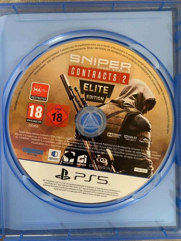 PS5 Sniper Ghost Warriors Contract 2 Elite Edition - photo 3
