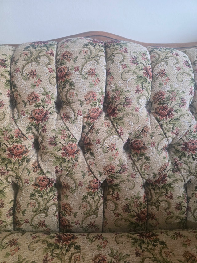 3-Piece Vintage Living Room Set - Solid Wood - photo 4