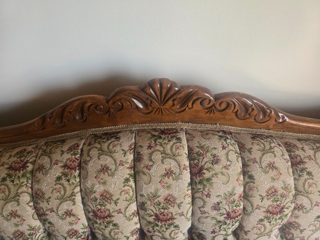3-Piece Vintage Living Room Set - Solid Wood - photo 5