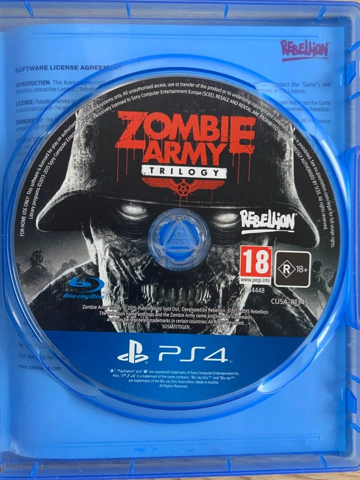 PS4 Rebellion Zombie Army Trilogy - photo 2