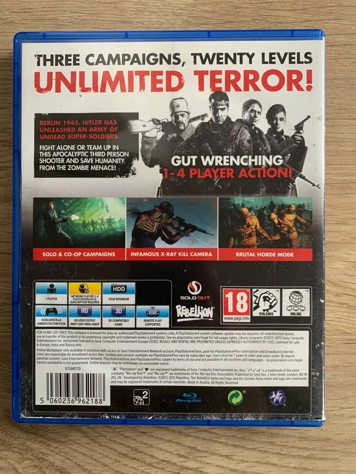 PS4 Rebellion Zombie Army Trilogy - photo 3