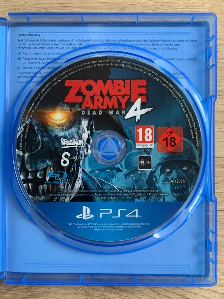 PS4 Rebellion Zombie Army 4: Dead War - photo 2