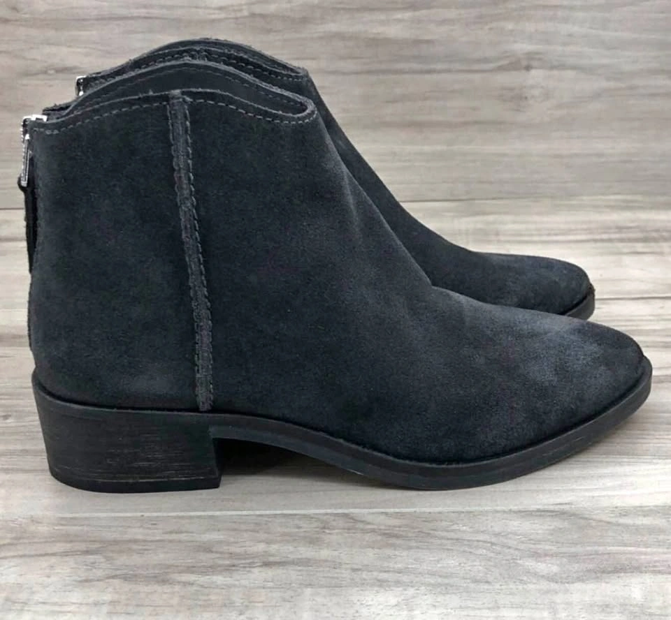 Dolce Vita Tucker Graphite Suede Ankle Boot 7.5