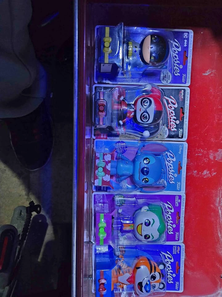 Funko Popsies Figures - Batman, Harley Quinn, Stitch, Joker, Ton