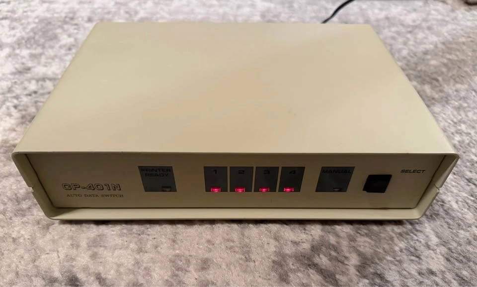 Compu kit CP-401N Auto Data Switch for 4 Computers to 1 Parallel - photo 3