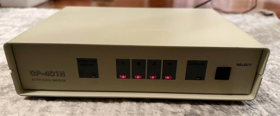 Compu kit CP-401N Auto Data Switch for 4 Computers to 1 Parallel - photo 4