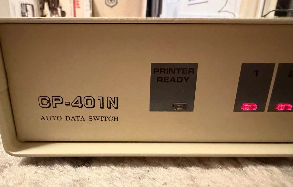 Compu kit CP-401N Auto Data Switch for 4 Computers to 1 Parallel - photo 5