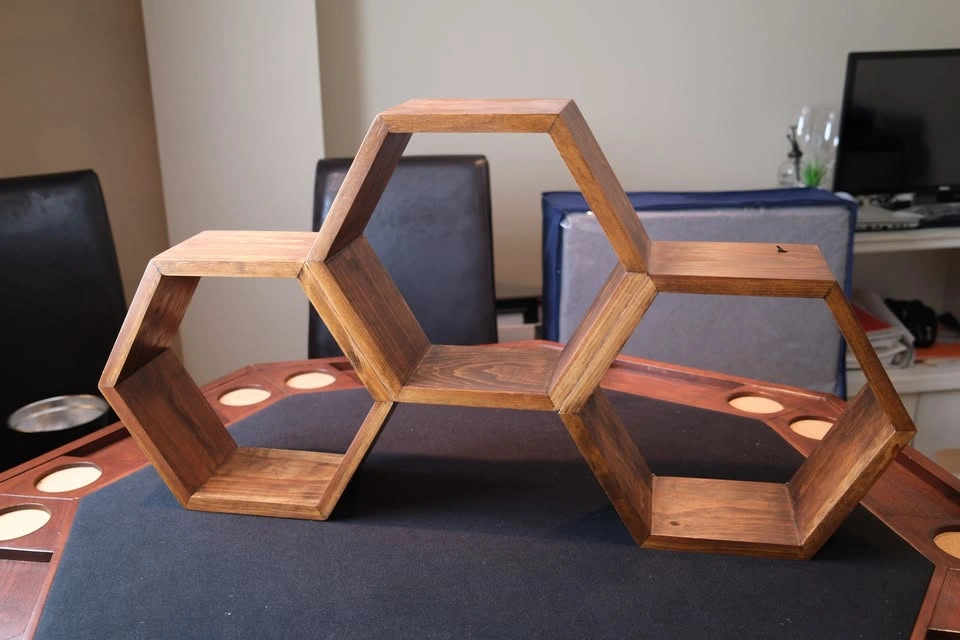 Hexagon Shelves