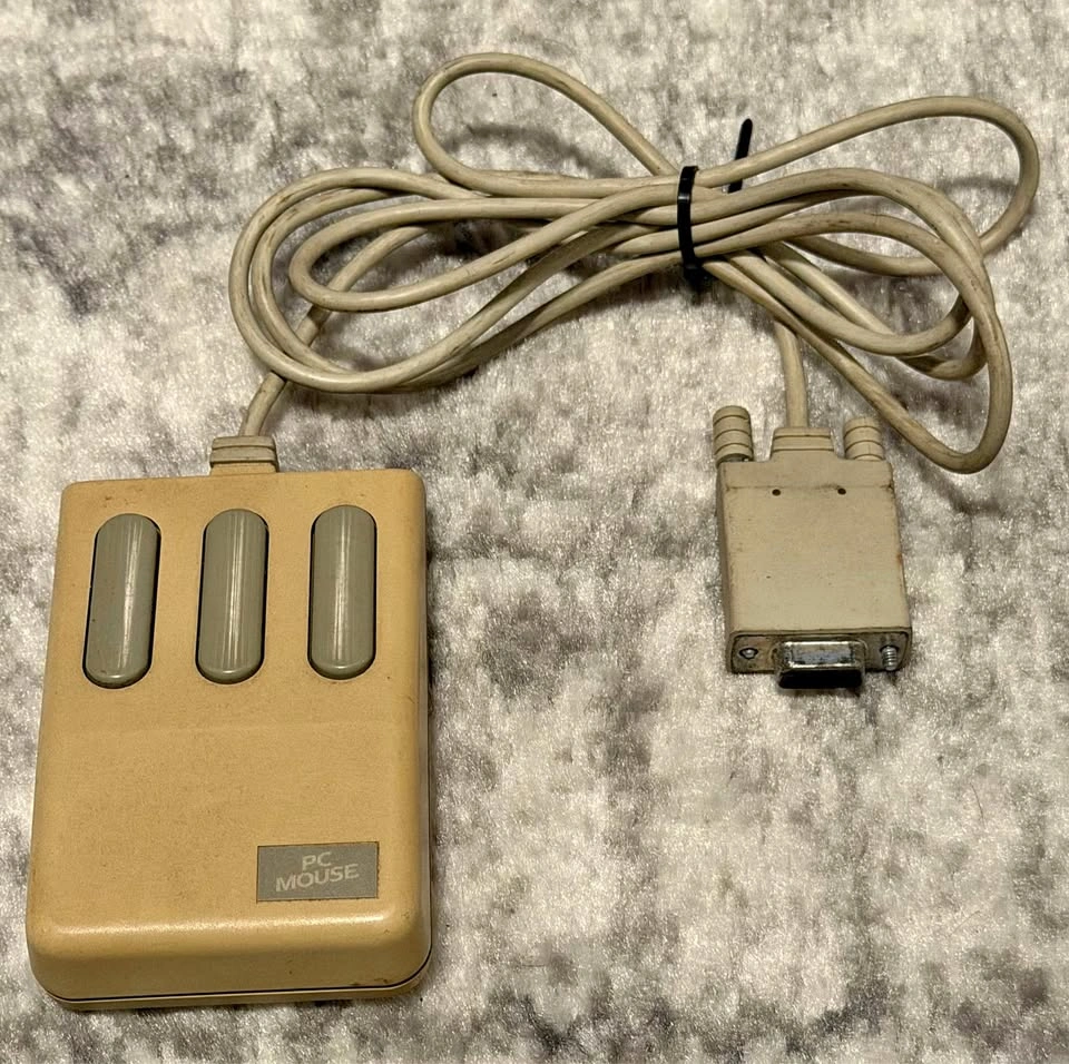 Vintage 1988 Mouse Systems M4 PC Mouse