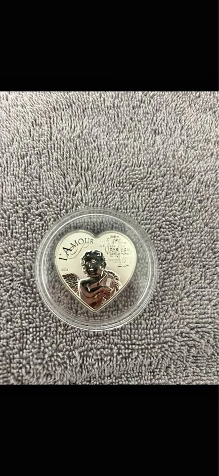 .925 Sterling Silver Heart Coeur D’amour
