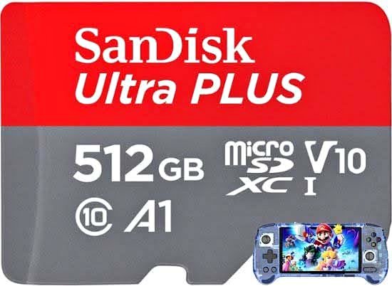 512gb sd game card for rg556 or retroid 4pro
