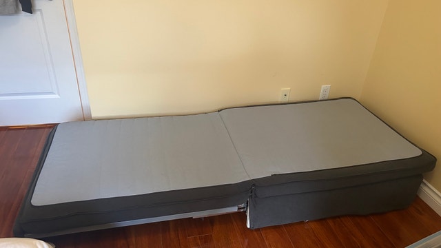 Valentuna Foldable Sofa Bed - Grey - photo 4