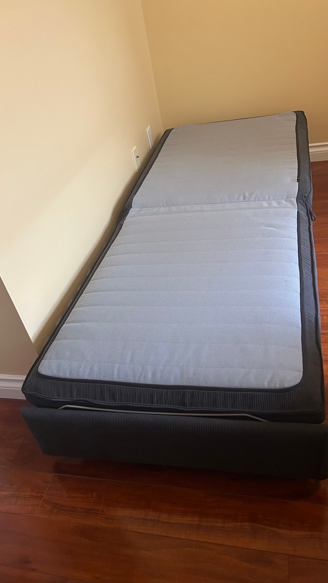 Valentuna Foldable Sofa Bed - Grey - photo 5