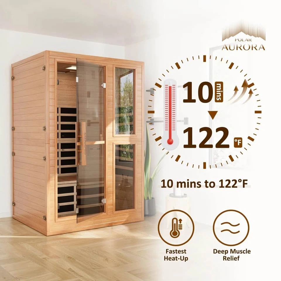 2-Person Infrared Sauna - Sauna Pro - Low EMF - photo 2