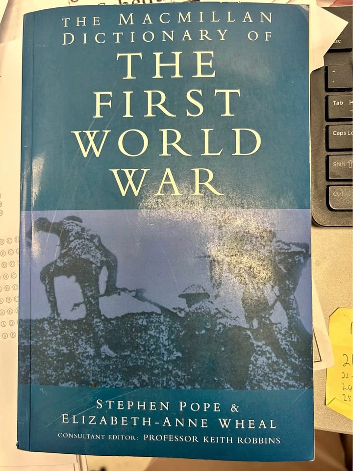 The Macmillan dictionary of the First World War