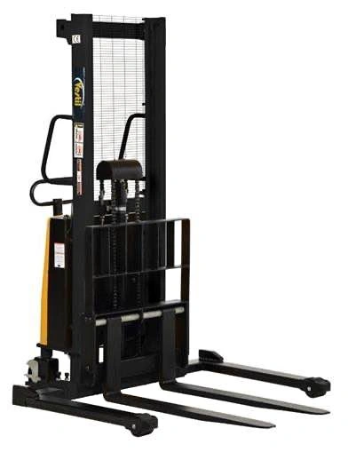 Vestil Steel Adjustable Stacker w/ Power Lift - 63", 3000 lb Cap