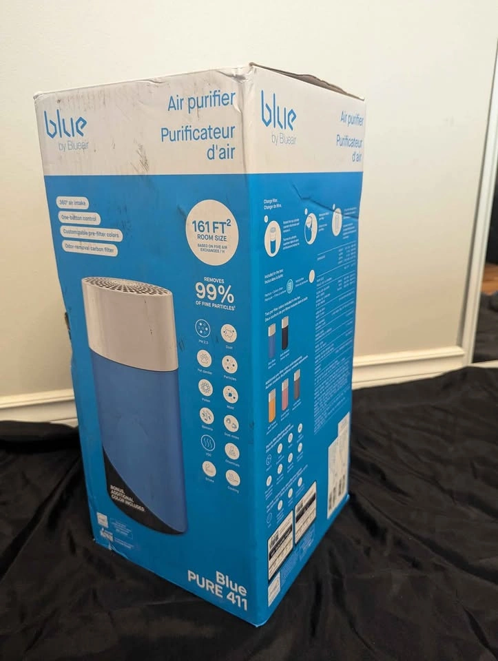 New Blueair Pure 411 Air Purifier - Powerful, Compact & Quiet - photo 5