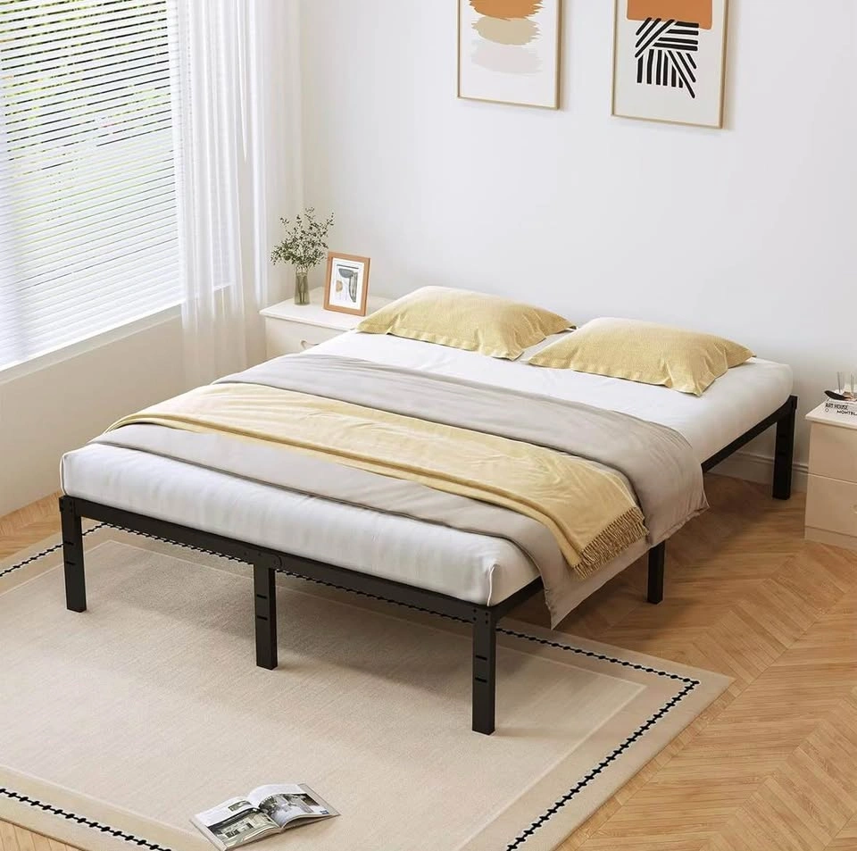 Queen Metal Bed Frame - No Box Spring Needed - photo 2