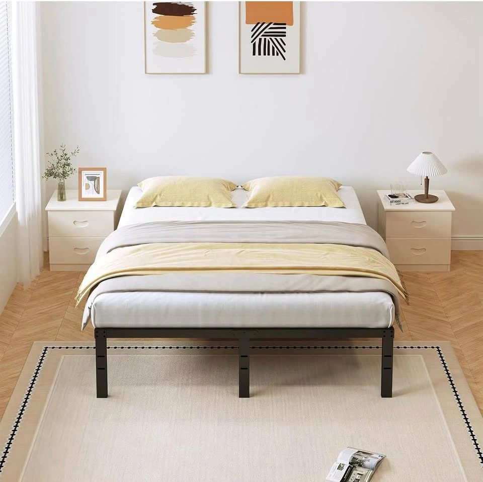 Queen Metal Bed Frame - No Box Spring Needed - photo 3