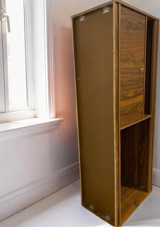 Mid-Century Modern Walnut Storage Tower - photo 3