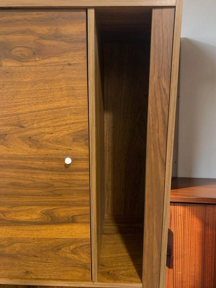 Mid-Century Modern Walnut Storage Tower - photo 5