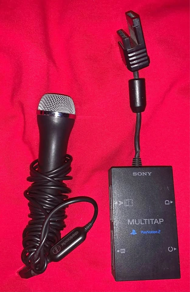 PlayStation 2 Multitap And Microphone