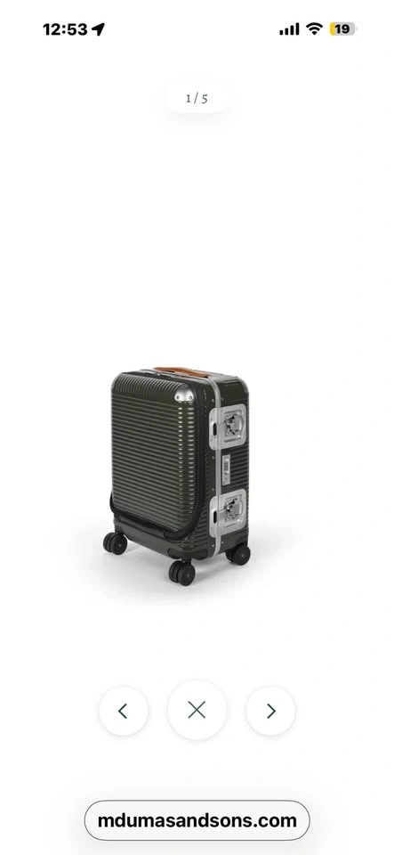 FPM Milano Bank Light Spinner 53 Suitcase - Moss Green - photo 4
