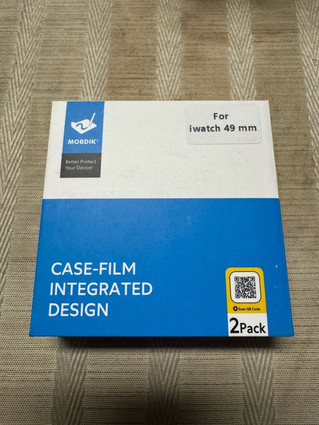 MOBDIK Apple Watch 49mm Case with Film (2 Pack)