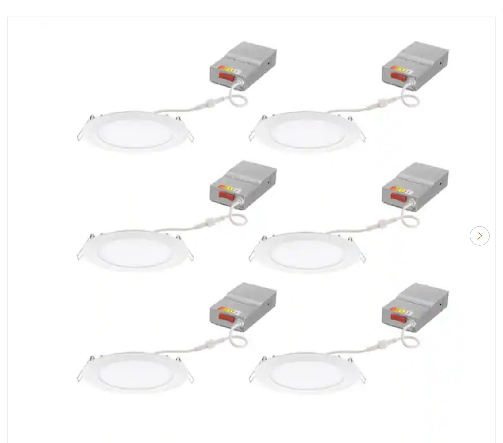 Contractor Select WF6 6 in. Canless LED Recessed Light Trim (6-P - photo 2