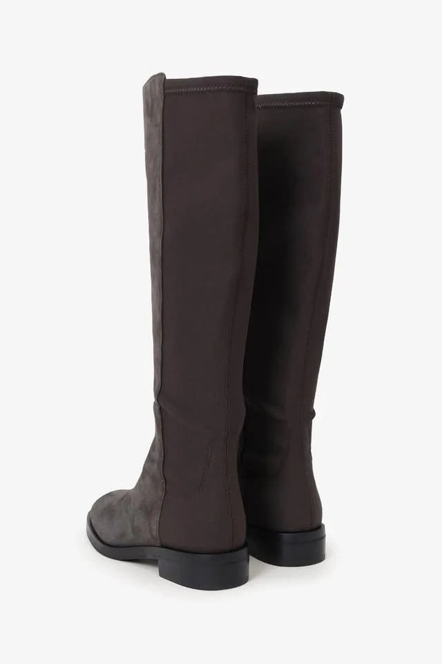 NEW Stuart Weitzman 50/50 Creer City Knee-high Grey Suede Boots - photo 4