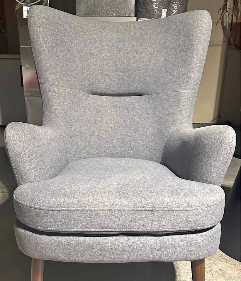 Modern Grey Accent Chair – $200