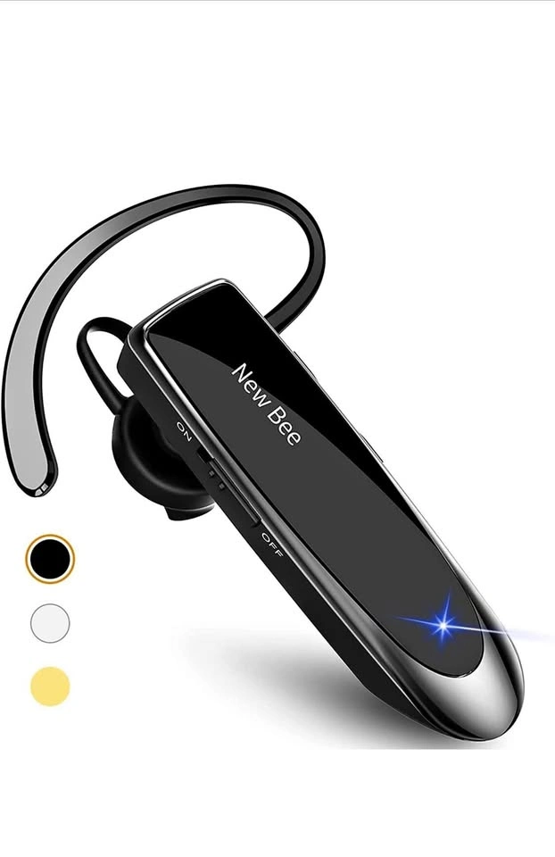 New Bee Bluetooth Earpiece V5.0 Wireless Handsfree Headset