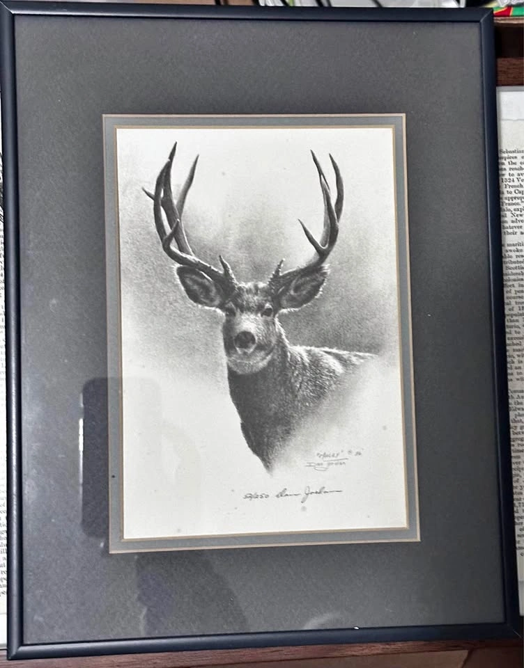 Dean Jordan "Muley" Mule Deer Print - Signed & Numbered 52/250