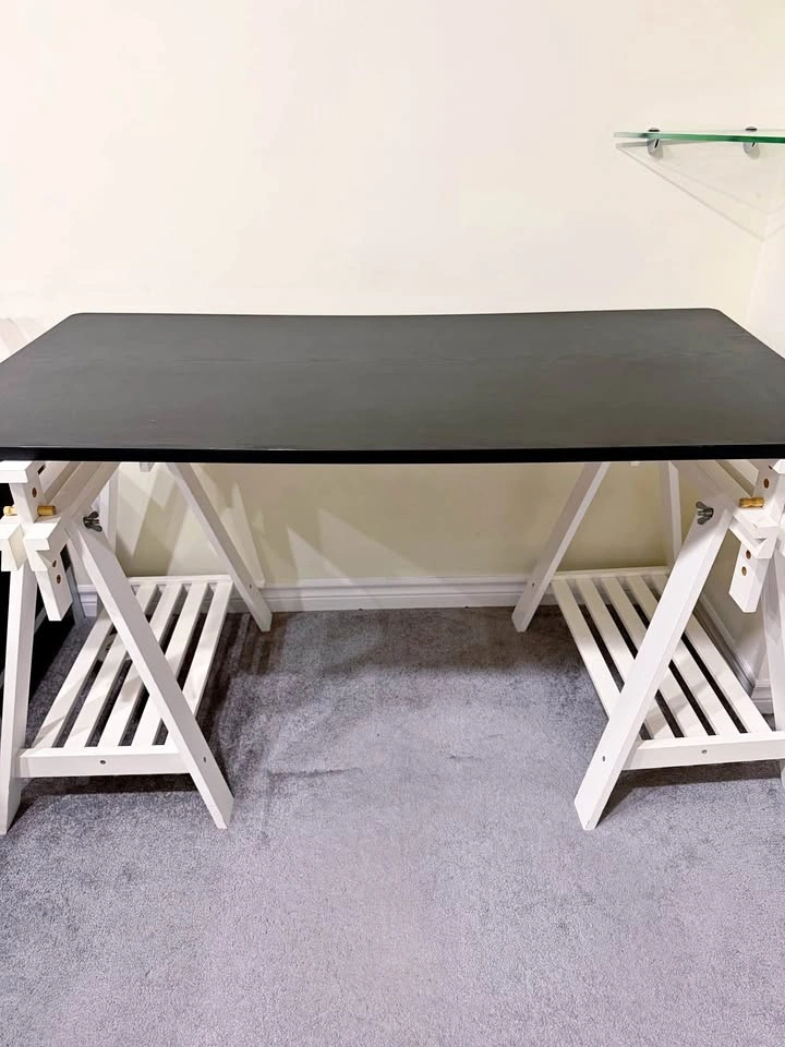 IKEA Desk - Finnvard Trestle and Idasen Tabletop (140x70cm)