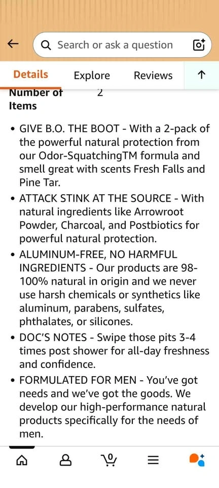BN Dr Squatch 2pk Deodorant - photo 3