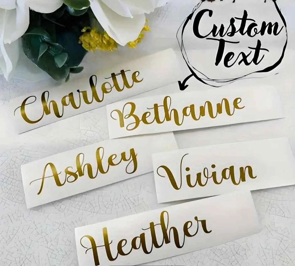 Custom Vinyl Lettering & Decals - Any Size!