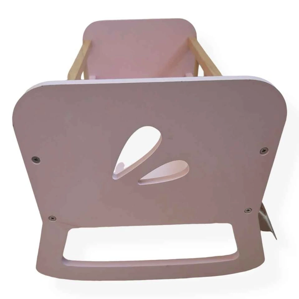 Moover Montessori Wooden Doll Furniture Set | Cradle + High Chai - photo 4
