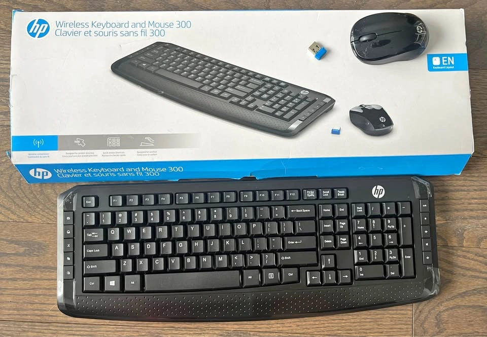 HP Wireless Keyboard and Mouse 300