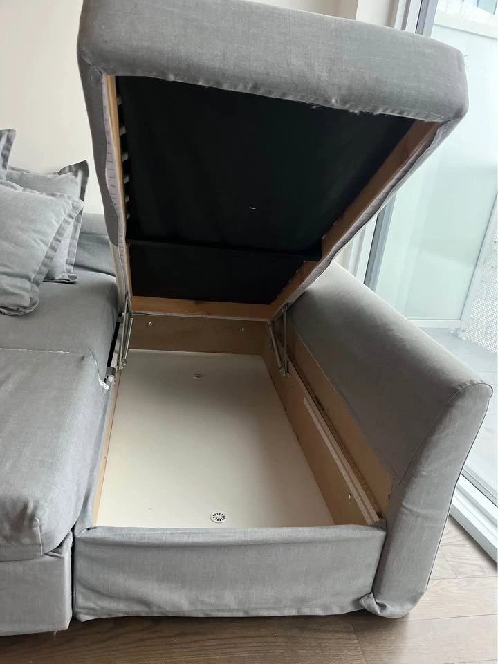 IKEA HOLMSUND Sleeper Sectional w/ Storage - photo 5