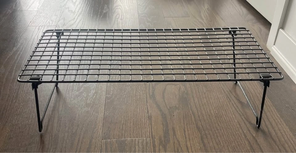 IKEA Shoe Rack / Metal Storage Shelf (Black)
