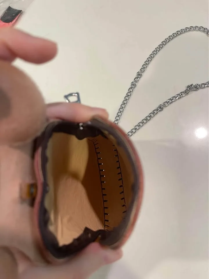 Vintage Mickey Mouse real calf Leather Crossbody Bag image indicator(4)