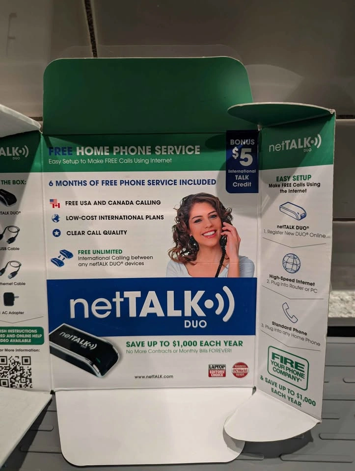 netTALK DUO WiFi | Free Home Phone Service Adapter - photo 2