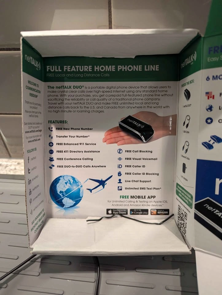 netTALK DUO WiFi | Free Home Phone Service Adapter - photo 3
