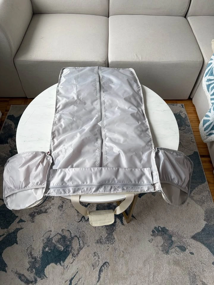 Beige Jenni Bag (garment/duffel bag) with roller wheels - photo 2