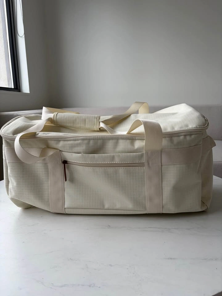 Beige Jenni Bag (garment/duffel bag) with roller wheels - photo 3